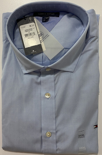 Camisa Tommy Hilfiger Manga Larga Wrinkle Resistent Tall 3xl