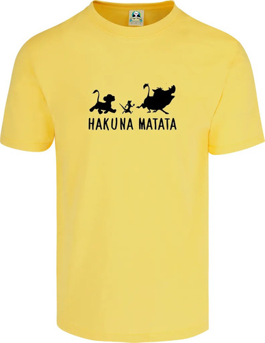 Playera Hakuna Matata Mod. 0019 12 Colores Ld