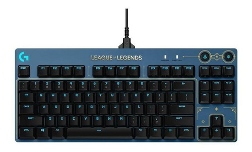 Teclado G Pro Kda Lol Mecánico Logitech Hace1click1