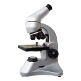 Microscopio Académico Quasar Qm7 1600x Metálico Con Led