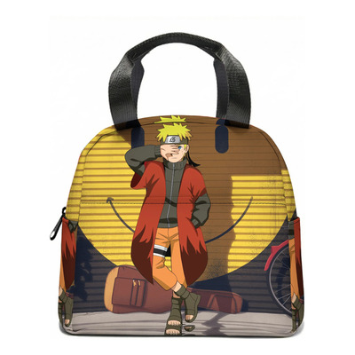 Bolsa Aislante Para Almuerzo Naruto, Amarilla, 8.5 Pulgadas,