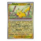 Tarjeta Pokemon Pikachu 025/165 Crh S&v 151 Holo