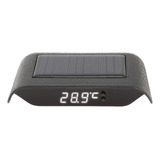 Reloj Solar Para Coche, Portátil, Led, Luminoso, Digital