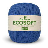 Barbante Ecosoft Euroroma Nº06 422g- 903 Azul Royal