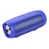 Mini Caixa De Som 2+ Bluetooth Pen Drive Sd Portatil - 18cm Cor Azul 5v