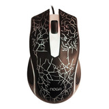 Mouse Gamer Noga St-068 Retroiluminado Stormer Led Rgb 6d Ep Color Negro