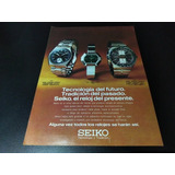 (pb260) Publicidad Clipping Relojes Seiko * 1974