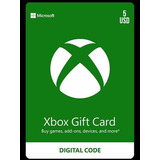 Gift Card Xbox Live 5$