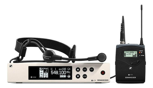 Sistema De Microfone Sem Fio Headset Sennheiser Ew100 G4-me3