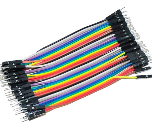 2pqts Cable Jumpers Dupont Macho Macho 10cm 40pzas Arduino