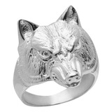 Anillo Lobo De Plata 925 - Game Of Thrones Licántropo