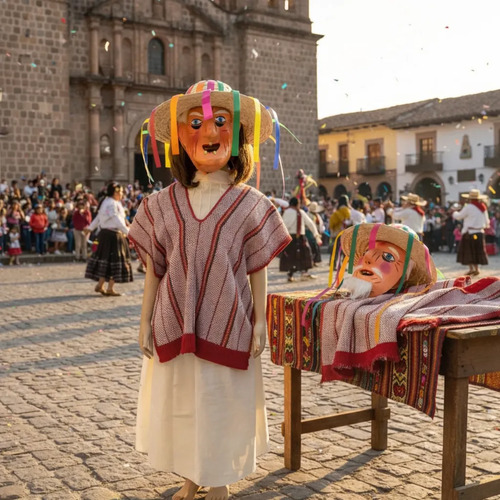 Disfraz Traje Típico De Danza De Los Viejitos Traje De Viejita Niña