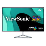 Monitor Panorámico Ips Sin Marco De 32 Pulgadas De Viewsonic