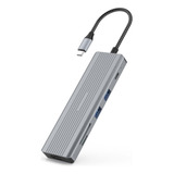 Adaptador Multipuerto Tiergrade Usb C Hub 9 En 1 Para Estaci