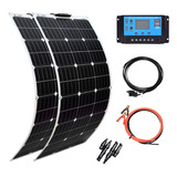 Xinpuguang Kit De Sistema De Panel Solar De 12 V 200 W, Pane