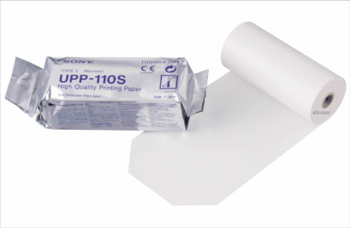 Papel Termico Para Ultrasonido Sony Upp-110s Opaco 1 Rollo Color Blanco