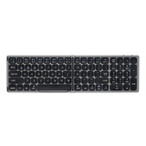 Teclado Inalámbrico Gris Plegable Para Smartphone Bt Keyboar