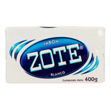 Jabón Zote En Barra Blanco 400 Gr