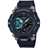 Relógio Masculino Anadigi Casio G-shock Ga-2200m-1adr Cor Da Correia Preto Cor Do Bisel Preto Cor Do Fundo Preto