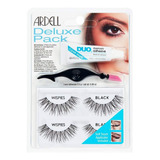 Ardell Deluxe Pack Pestañas Postizas, Adhesivo Y Aplicador