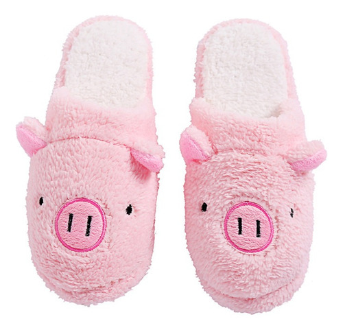 Lindas Y Cómodas Pantuflas De Animales Para Mujer Suaves