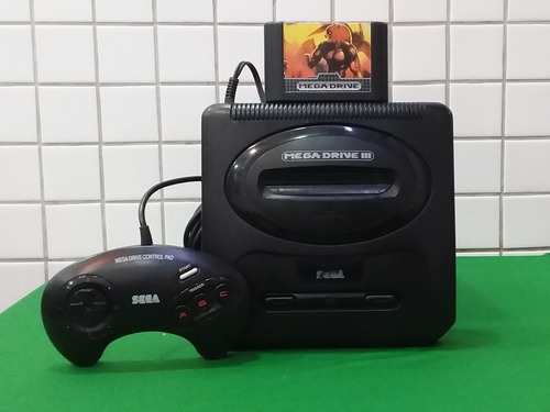 Mega Drive C/ Entrada P/ Sega Cd Lateral + Alterd Beast Orig