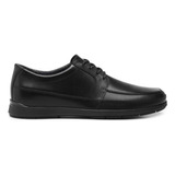 Zapato Oficina Hombre Flexi 413702 Oxford Confort Piel Negro