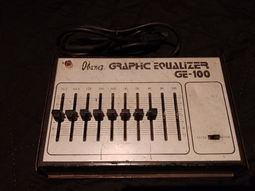 Pedal Ibanez Ge 100 Vintage Ecualizador Grafico