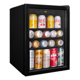 Frigobar Enfriador De Bebidas Puerta De Vidrio 2.4 Pies 70l