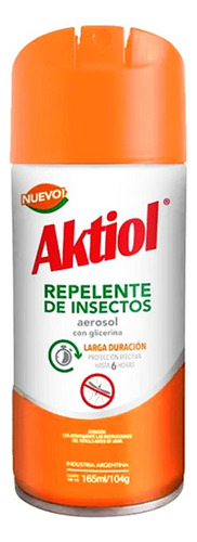 Aktiol Repelente Para Mosquitos Nuevo Envase Familiar Grande