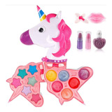 Kit De Maquillaje Para Niñas Colores Unicornio