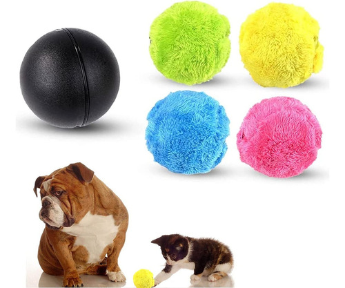 4pcs Pelota Para Perros Automática De Activación Roller Ball