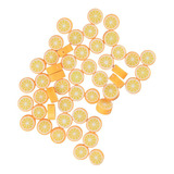 Perlas Espaciadoras 3d De Arcilla Polimérica Naranja Con For