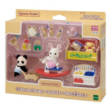 Sylvanian Families Juguetes Panda Y Conejo Toys Ternurines