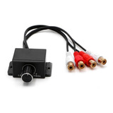 Universal 12v Coche Amplificador De Audio Bajo Rca Nivel Rem