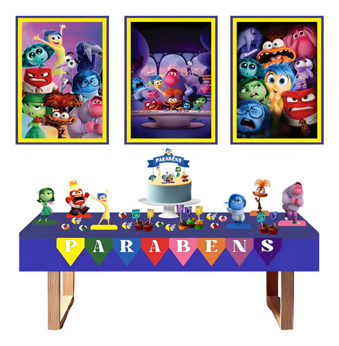 Kit Festa Fácil Decoração Prática Diversos Temas - 64 Peças