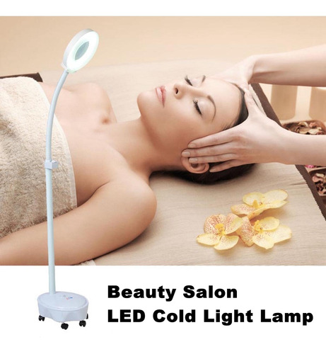 Lupa Led De Pie De Pie De La Lámpara De Lupa Len Facial Lig