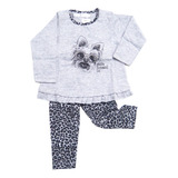 Conjunto De Algodon Remera Y Calza Animal Print - 3bb- 6bb