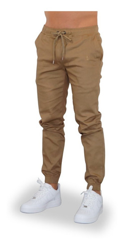 Jogger Casual Hombre John Leopard Slimfit Pantalón Entubado