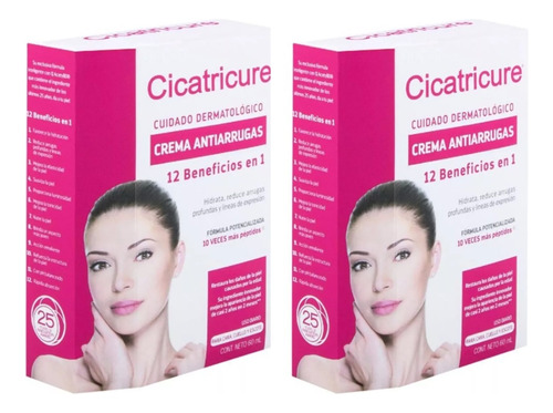 Crema Antiarrugas 12 En 1 Cicatricure 2pack Piel Seca 60ml