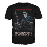 Camiseta The Terminator T-800 Arnold 80s Peliculas Algodón