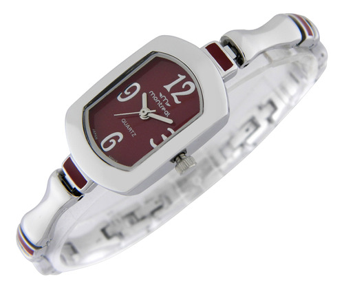 Reloj Montreal Mujer Ml451 Metal Detalles Esmaltados