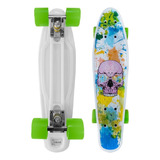 Skate Penny Board Patineta Skull Full Color Niños / Lhua