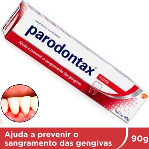 Creme Dental Parodontax Com Flúor 90g Proteção Da Gengiva
