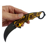 Navaja Kerambit Cuchillo Autumn Semi Automático Clip Tactico