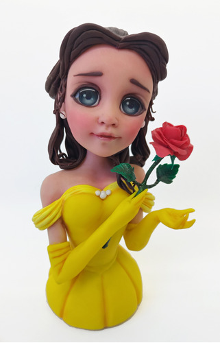 Adorno Princesa Disney Muñeca En Porcelana Fría 