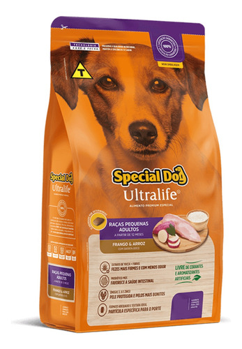 Special Dog Ultralife Cães Adultos Pequeno Porte 20kg Frango