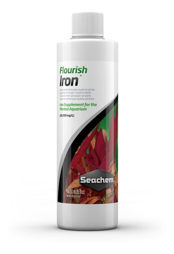 Seachem Flourish Iron 250ml Hierro Ferroso Acuario Plantados