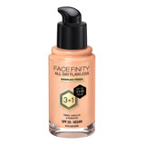 Base De Maquillaje Líquida Max Factor Facefinity All Day Flawless Tono N75 Golden