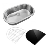 Bacha Johnson Cocina Curve Si77a + Tabla Escurreplato Cs6687